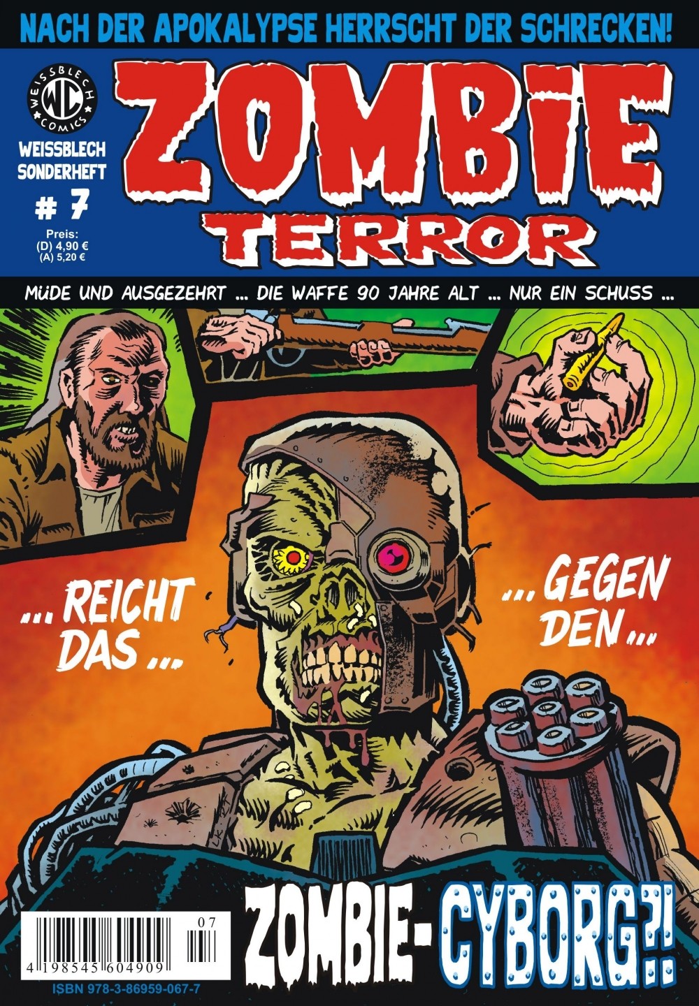 Cover: 9783869590677 | Zombie Terror Sonderheft 7 | Zombie-Cyborg | Levin Kurio (u. a.)