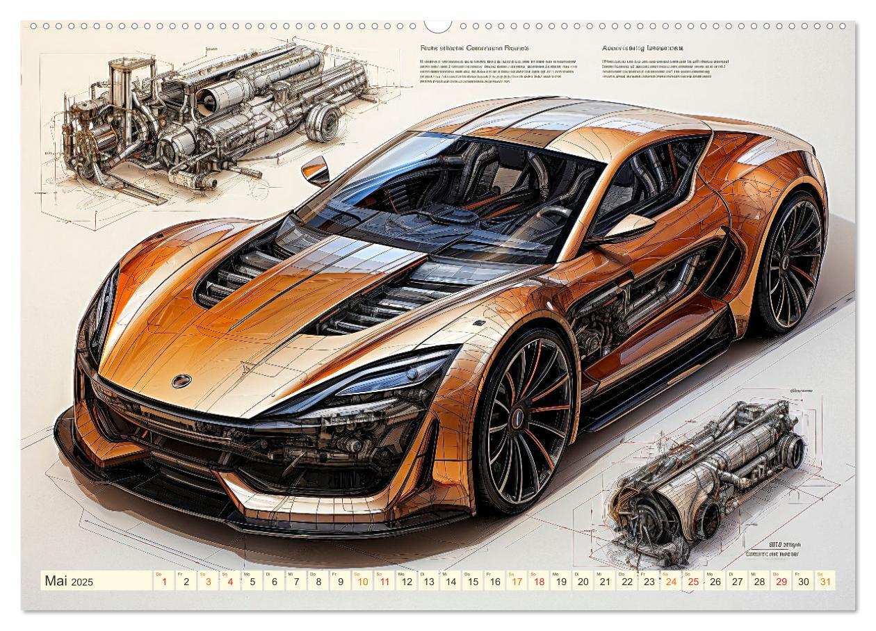 Bild: 9783383880124 | Blickpunkt Auto Design Zukunft (hochwertiger Premium Wandkalender...