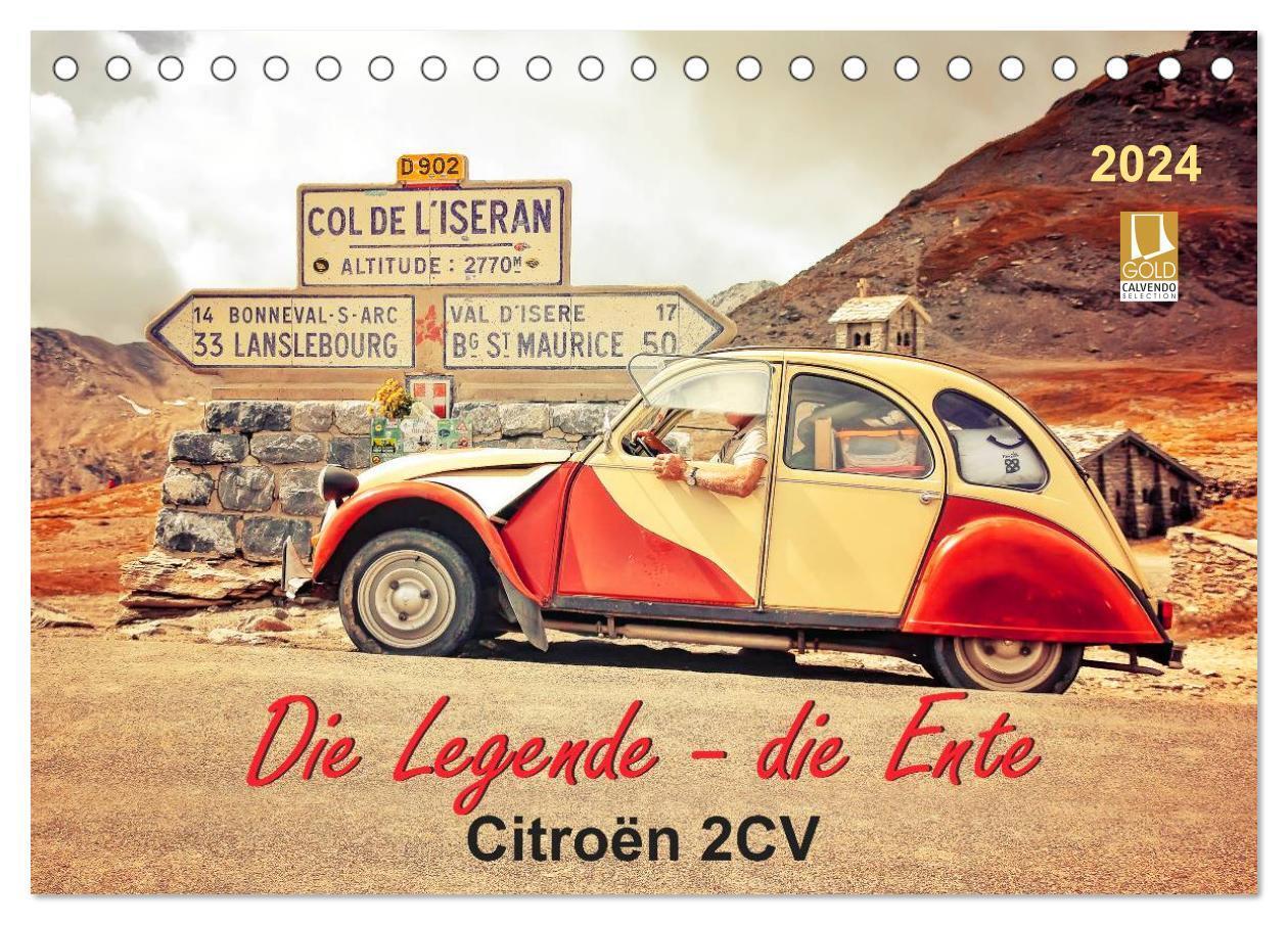 Cover: 9783675891166 | Die Legende - die Ente, Citroën 2CV (Tischkalender 2024 DIN A5...
