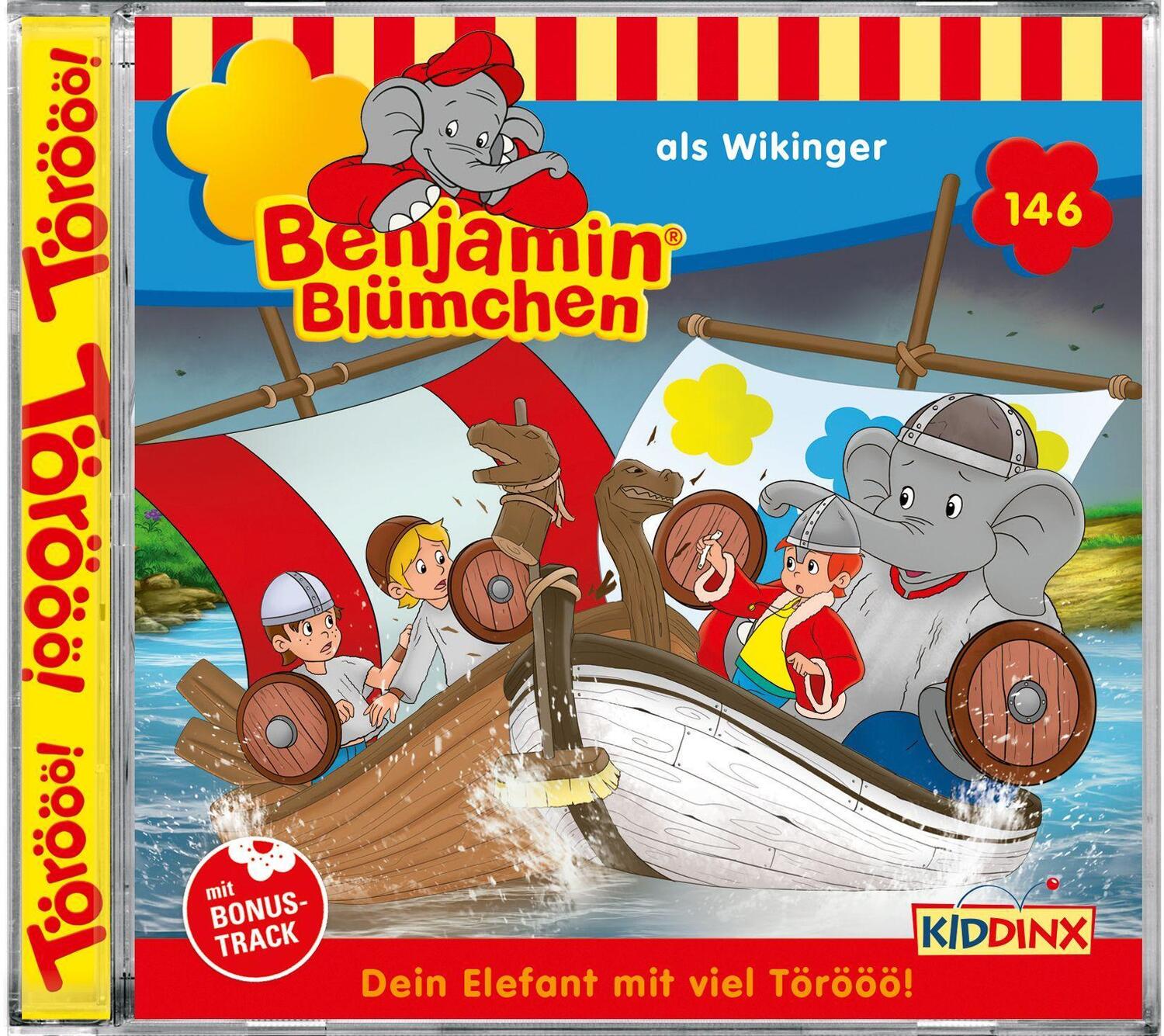 Cover: 4001504255466 | Folge 146:Die Wikinger | Benjamin Blümchen | Audio-CD | CD | Deutsch
