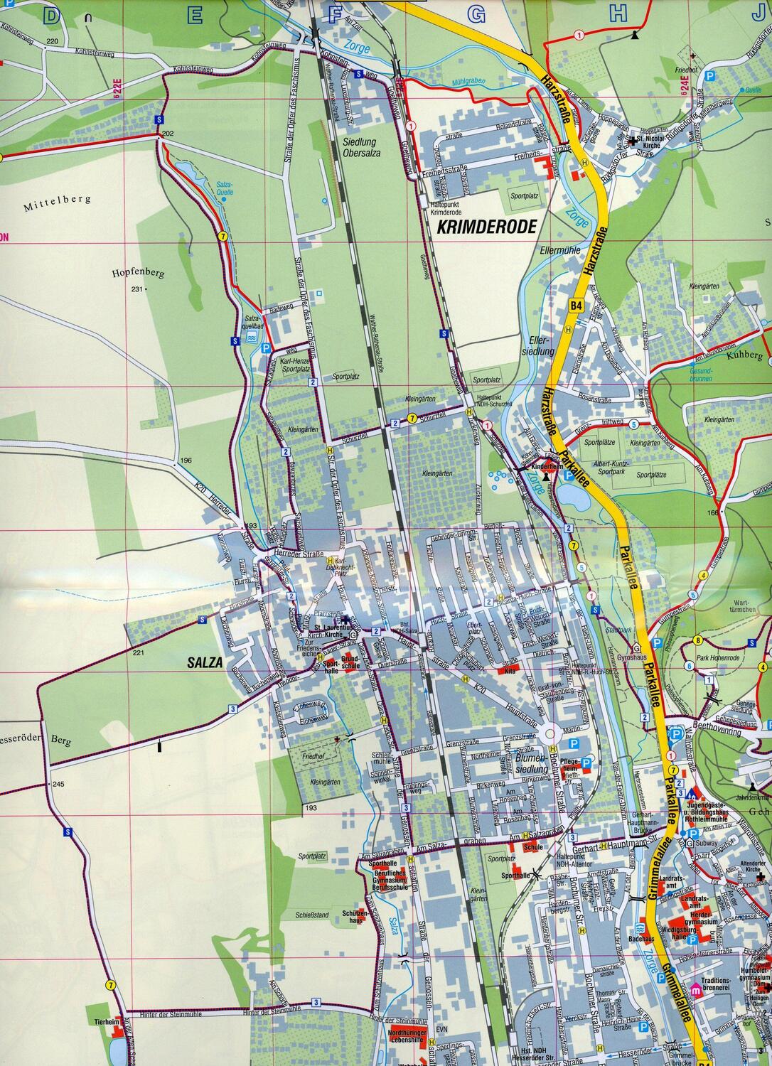 Bild: 9783869732084 | Nordhausen 1:12 500 | mbH | (Land-)Karte | Deutsch | 2021