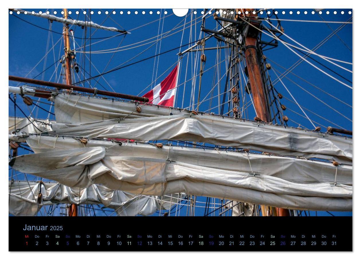 Bild: 9783435571963 | Segelschiffe - Maritime Details (Wandkalender 2025 DIN A3 quer),...