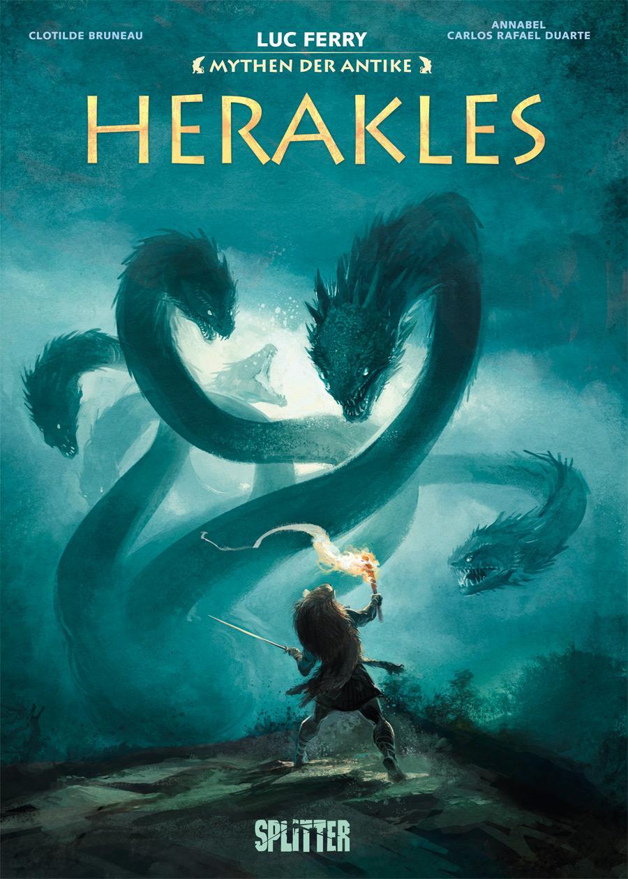 Cover: 9783958392922 | Mythen der Antike: Herakles (Graphic Novel) | Luc Ferry (u. a.) | Buch