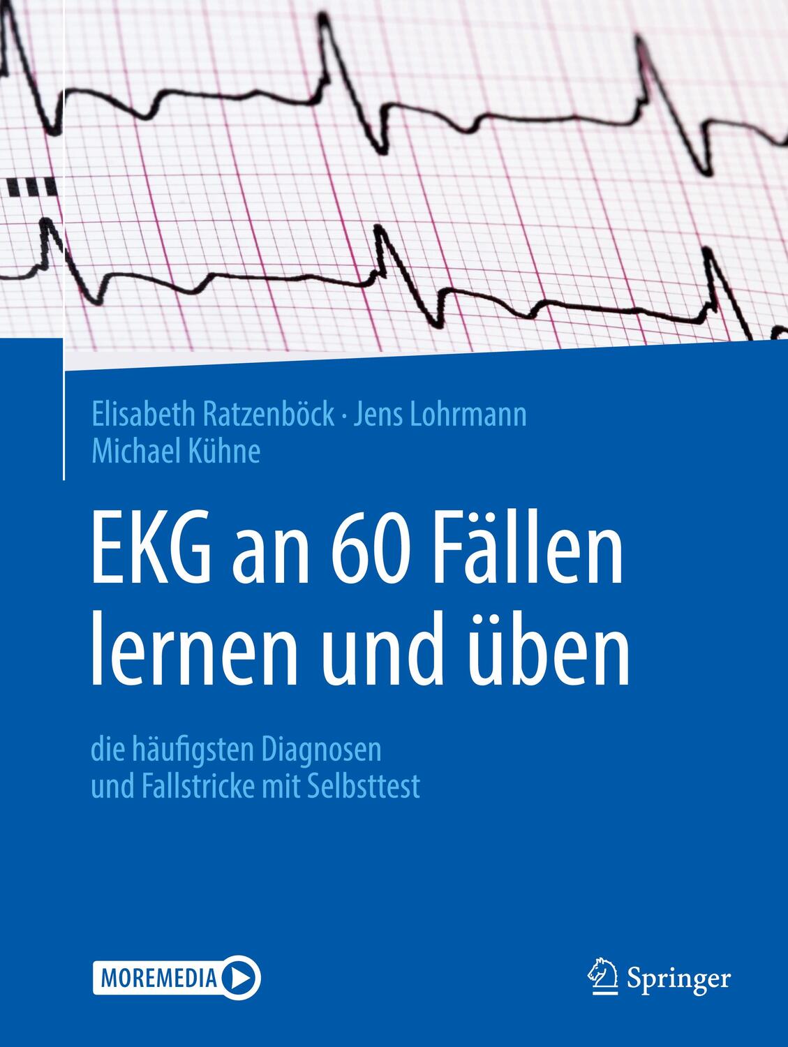 Cover: 9783662606148 | EKG an 60 Fällen lernen und üben, m. 1 Buch, m. 1 E-Book | Bundle