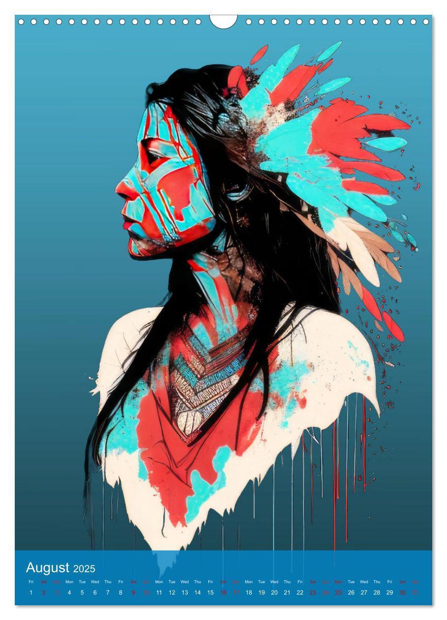 Bild: 9781325980147 | Native American Art (Wall Calendar 2025 DIN A3 portrait), CALVENDO...