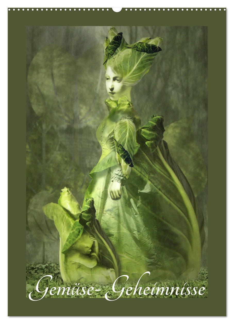 Cover: 9783675889415 | Gemüse-Geheimnisse (Wandkalender 2024 DIN A2 hoch), CALVENDO...