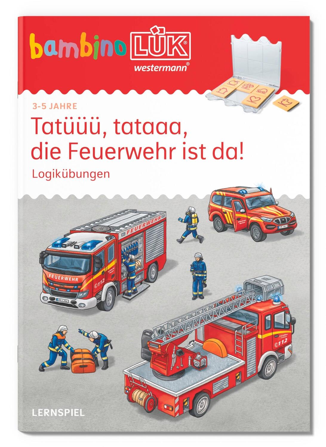 Cover: 9783072479363 | bambinoLÜK. Kindergarten/Vorschule Tatüüü, tataaa! Die Feuerwehr...