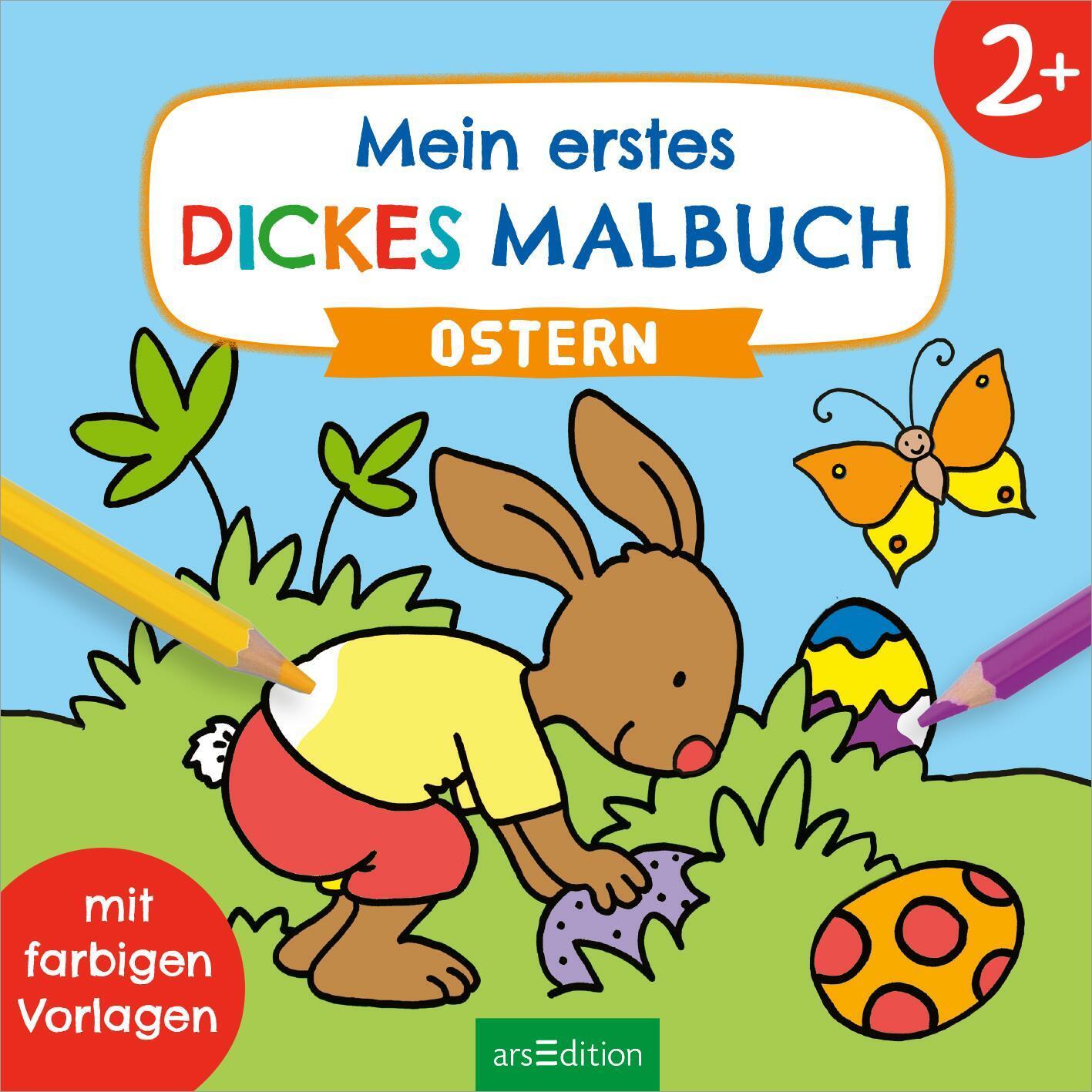 Bild: 9783845855011 | Mein erstes dickes Malbuch ab 2 - Ostern | Mit farbigen Vorlagen