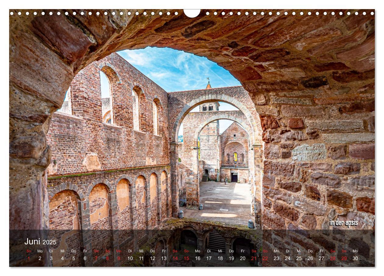 Bild: 9783435083824 | stiftsruine zu bad hersfeld (Wandkalender 2025 DIN A3 quer),...