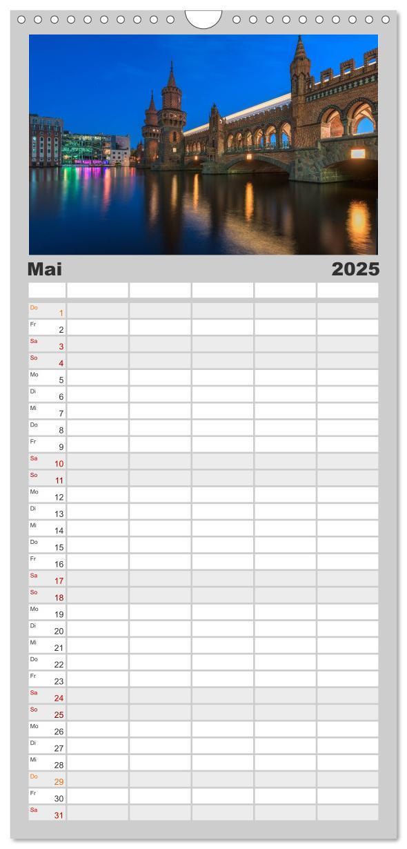 Bild: 9783457116319 | Familienplaner 2025 - Berlin - Faszination Hauptstadt mit 5 Spalten...