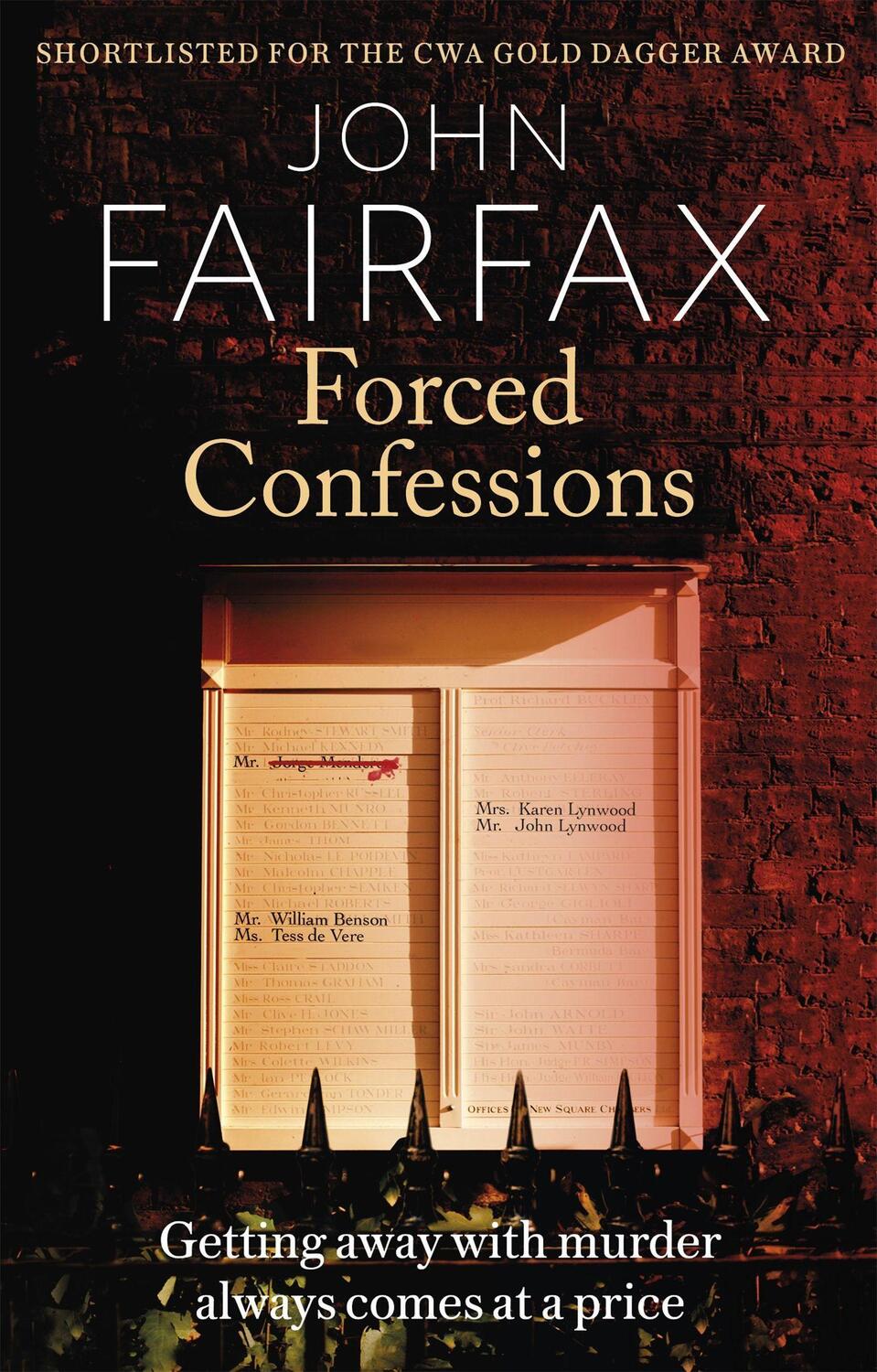 Cover: 9780349143514 | Forced Confessions | SHORTLISTED FOR THE CWA GOLD DAGGER AWARD | Buch