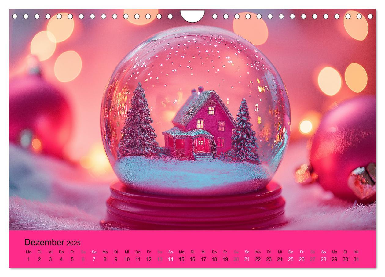 Bild: 9783457203873 | Kalender in PINK (Wandkalender 2025 DIN A4 quer), CALVENDO...