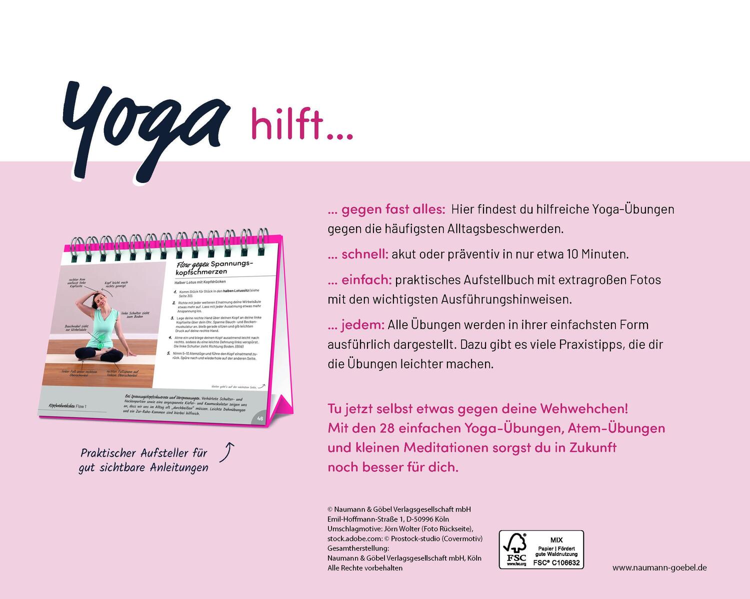 Rückseite: 9783625192725 | 10-Minuten-Yoga gegen Alltagswehwehchen | Kristin Peschutter | Buch