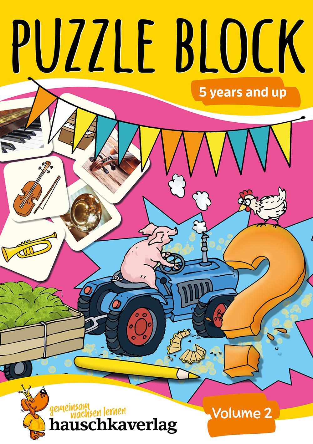 Cover: 9783881007405 | Puzzle Activity Book from 5 Years - Volume 2: Colourful Preschool...