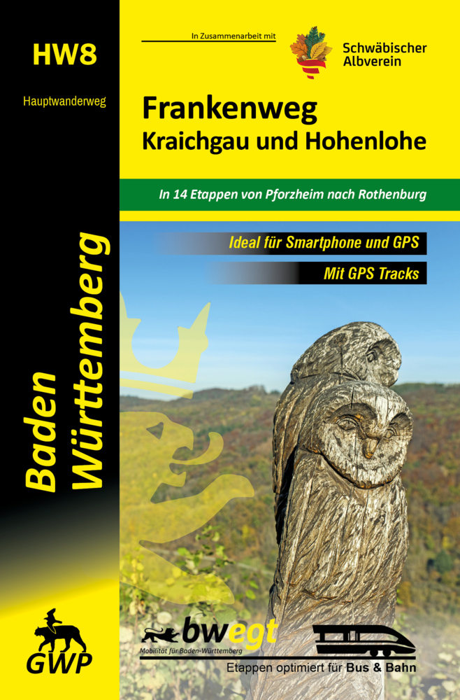 Cover: 9783948860103 | Frankenweg HW8 | Baden-Württemberg, unterwegs im 3-Löwen-Land | Verlag
