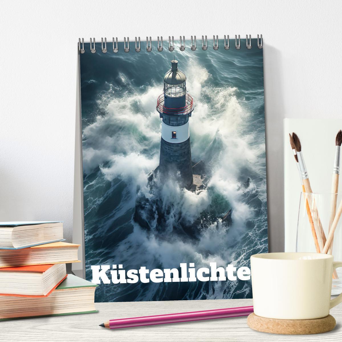 Bild: 9783457128381 | Küstenlichter (Tischkalender 2025 DIN A5 hoch), CALVENDO...