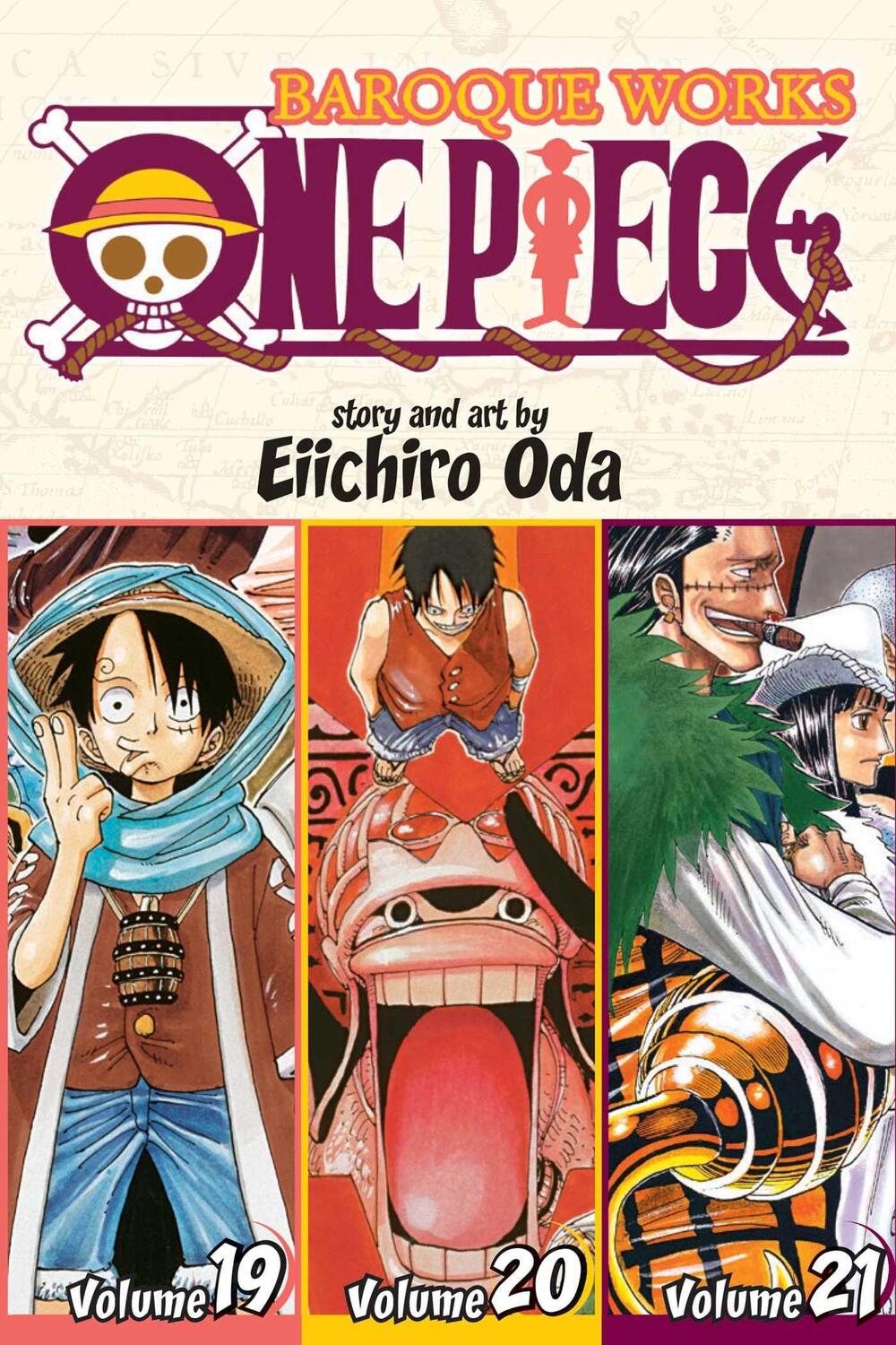Cover: 9781421555003 | One Piece (Omnibus Edition), Vol. 7 | Includes Vols. 19, 20 &amp; 21 | Oda