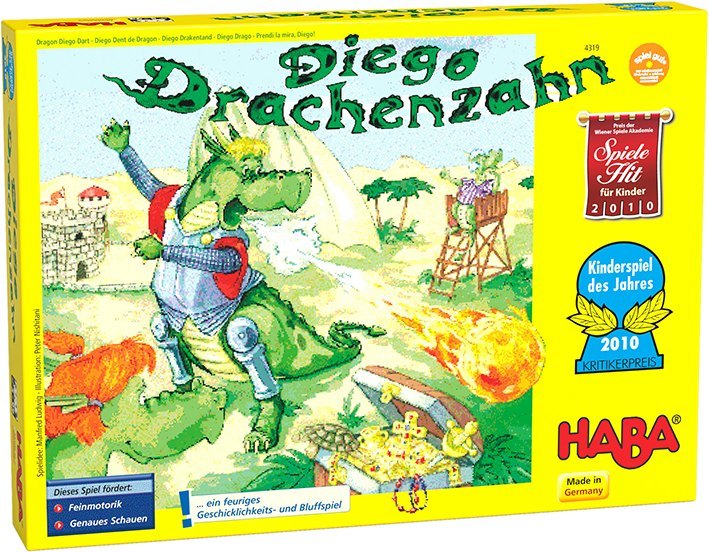 Cover: 4010168043197 | Diego Drachenzahn (Kinderspiel) | Spiel | In Spielebox | 1004319001