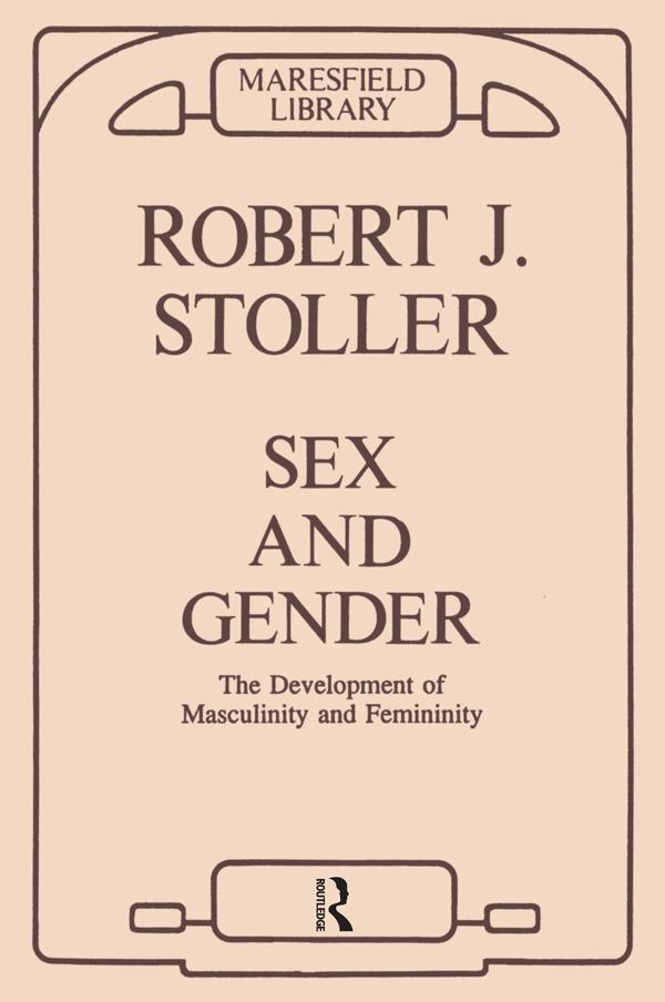 Cover: 9780946439034 | Sex and Gender | The Development of Masculinity and Femininity | Buch