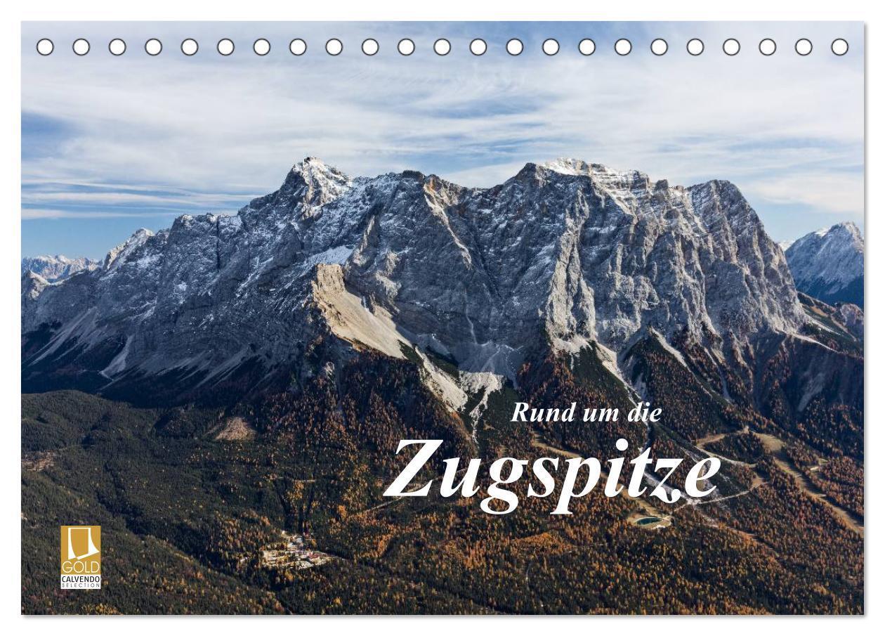 Cover: 9783675586444 | Rund um die Zugspitze (Tischkalender 2024 DIN A5 quer), CALVENDO...