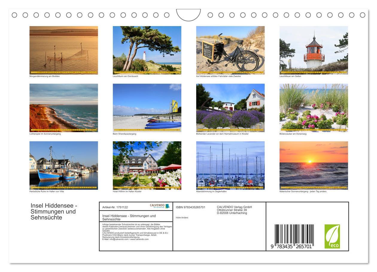 Bild: 9783435265701 | Insel Hiddensee - Stimmungen und Sehnsüchte (Wandkalender 2025 DIN...