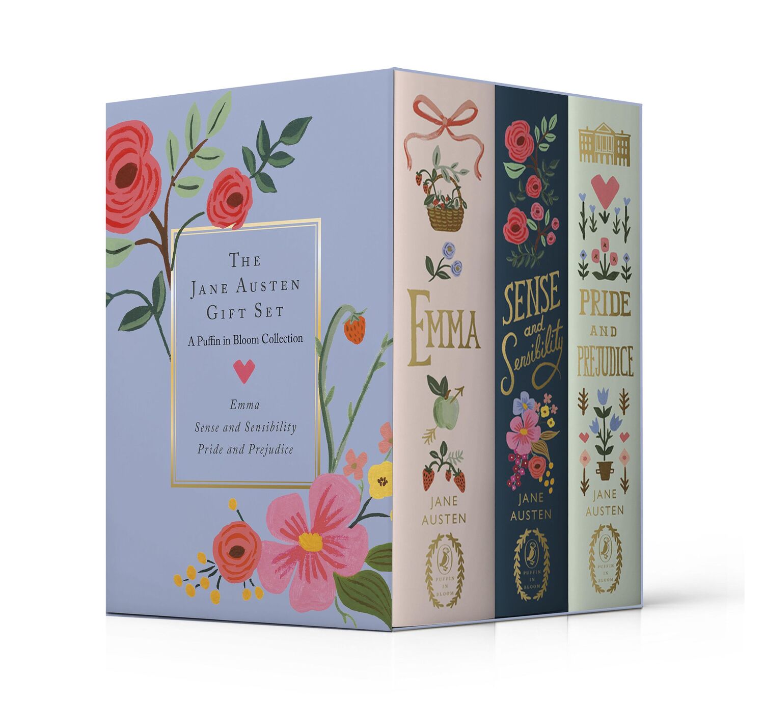 Cover: 9780593623688 | The Jane Austen Gift Set | A Puffin in Bloom Collection | Jane Austen