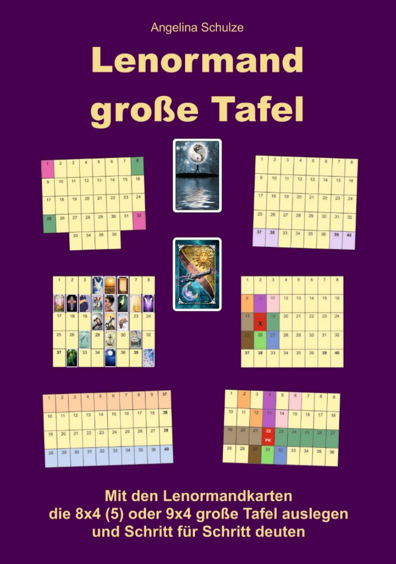 Cover: 9783967380842 | Lenormand große Tafel | Angelina Schulze | Taschenbuch | Spiralbindung