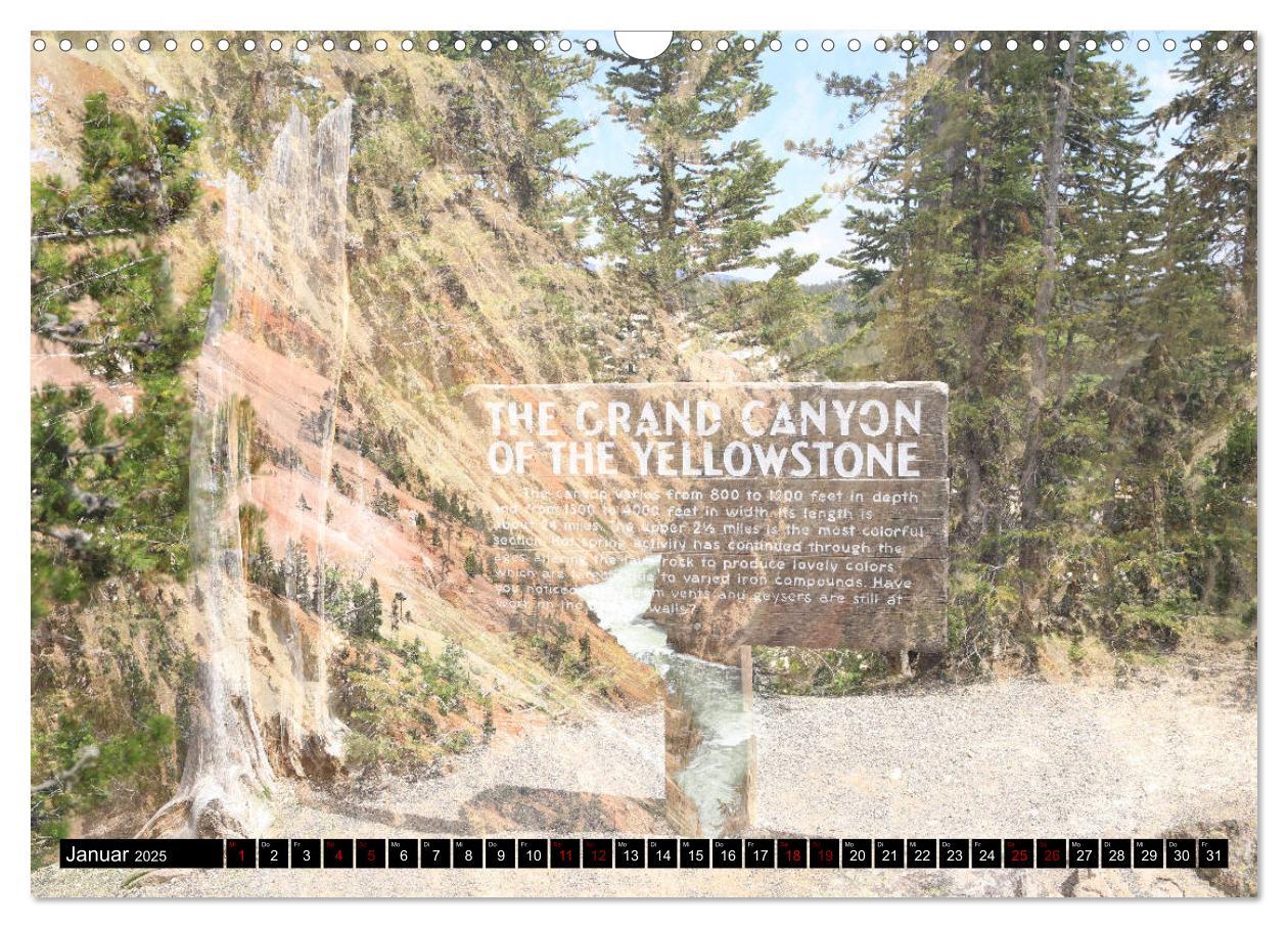 Bild: 9783435284726 | Wunderwelt Yellowstone 2025 (Wandkalender 2025 DIN A3 quer),...