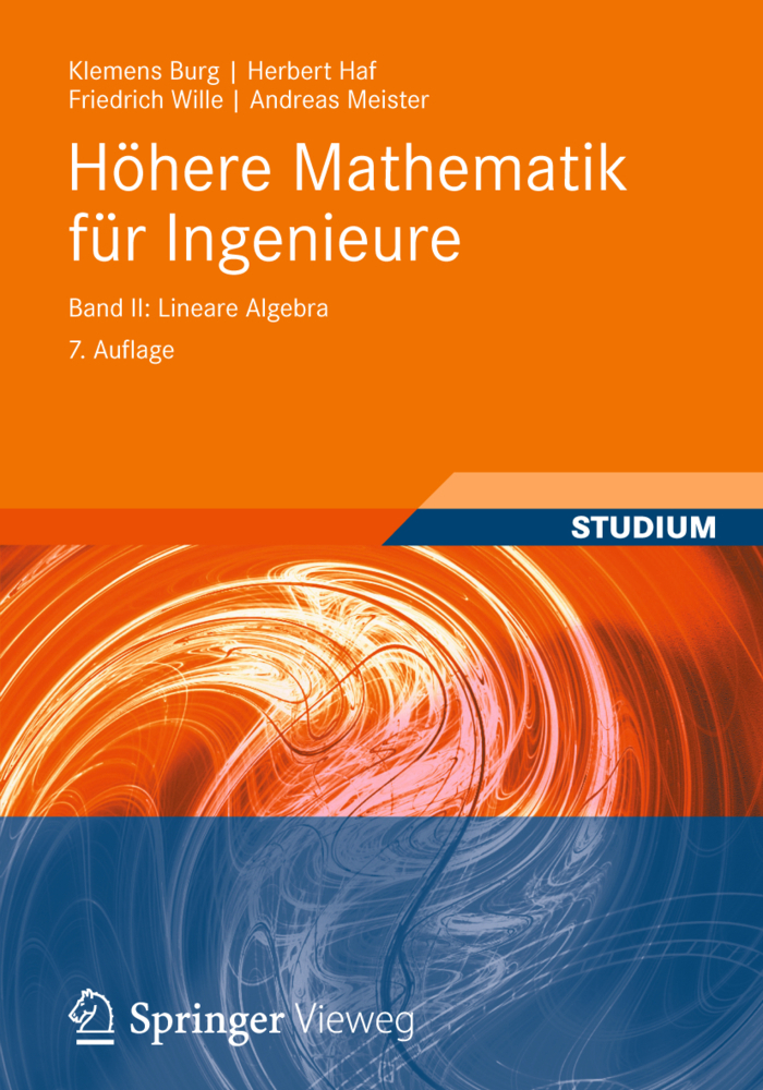 Cover: 9783834818539 | Lineare Algebra | Klemens Burg (u. a.) | Taschenbuch | xvii | Deutsch
