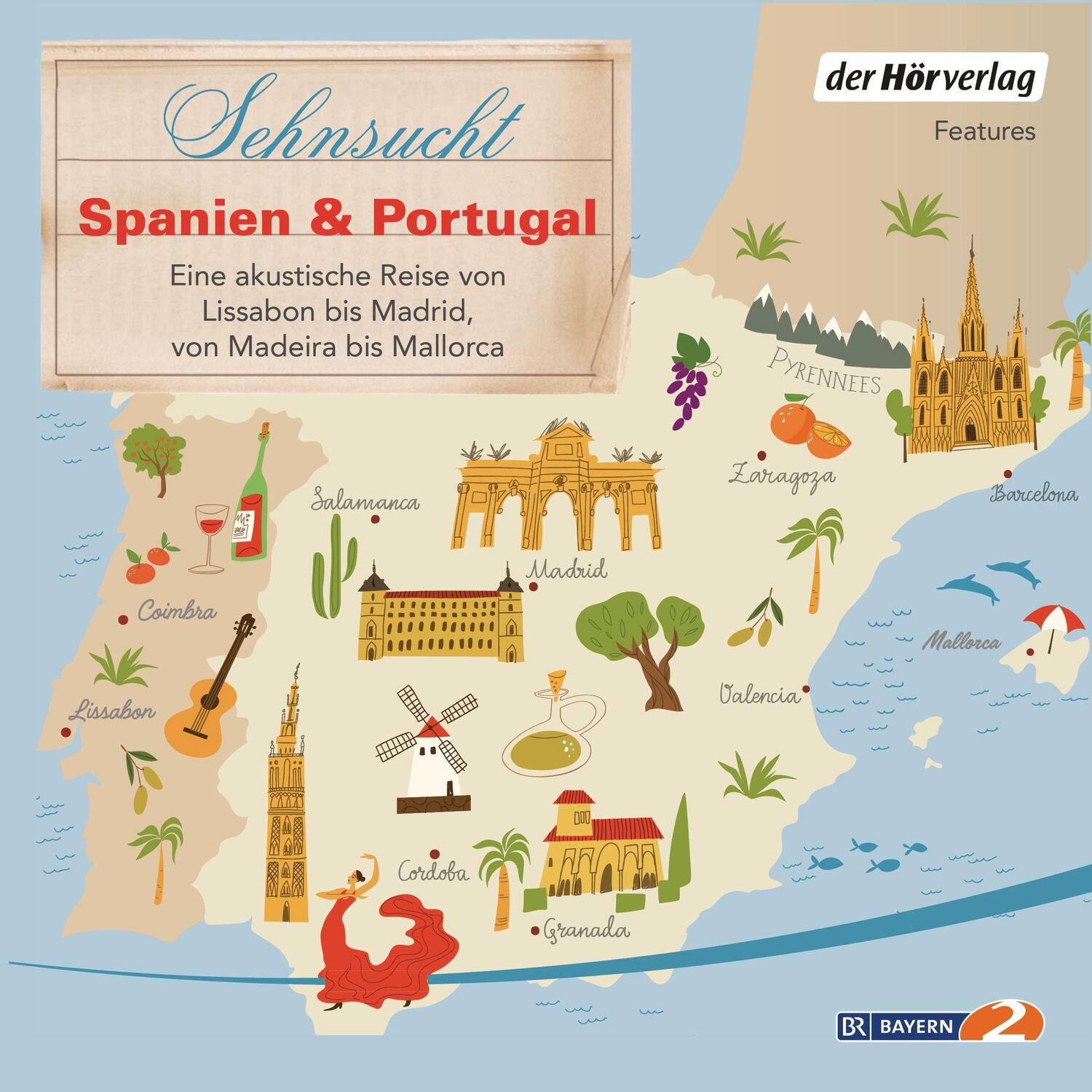 Cover: 9783844545739 | Sehnsucht Spanien &amp; Portugal | Audio-CD | 4 Audio-CDs | Deutsch | 2022
