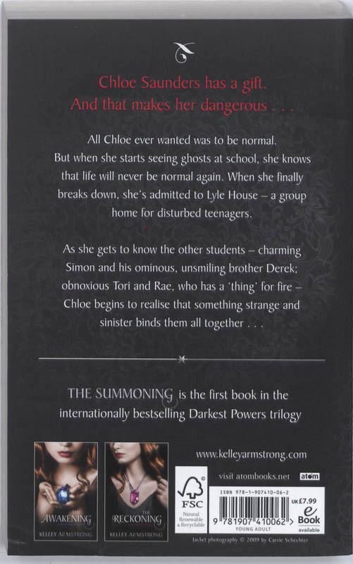 Rückseite: 9781907410062 | The Summoning | Book 1 of the Darkest Powers Series | Kelley Armstrong