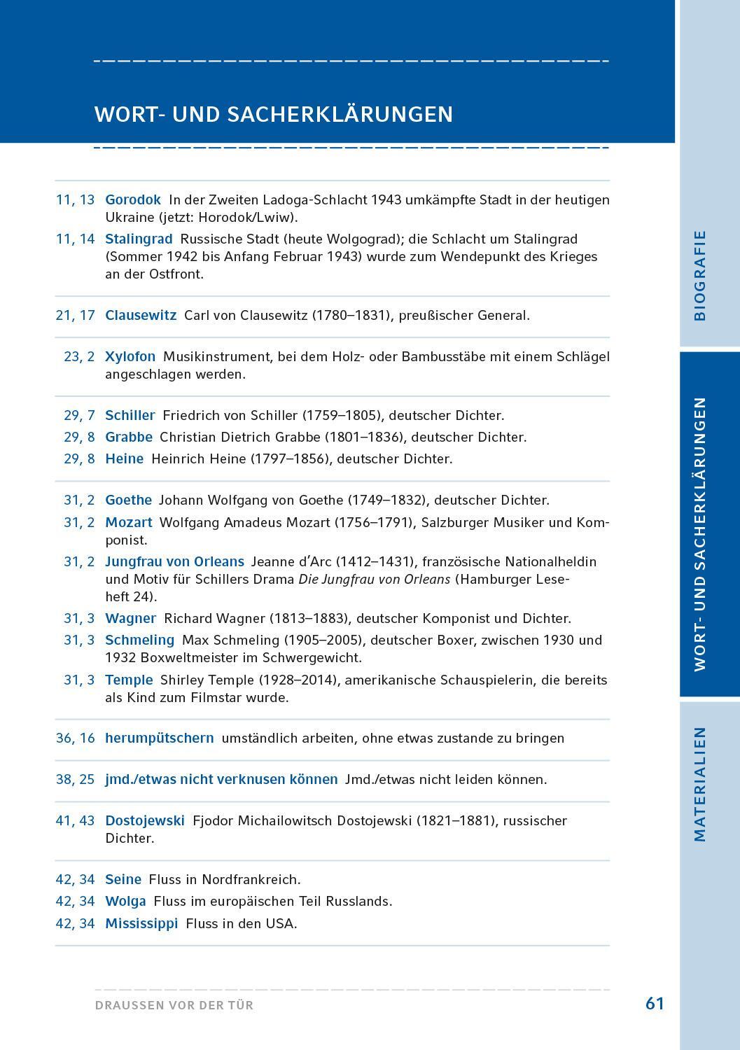 Bild: 9783872915290 | Draußen vor der Tür | Wolfgang Borchert | Taschenbuch | 96 S. | 2023