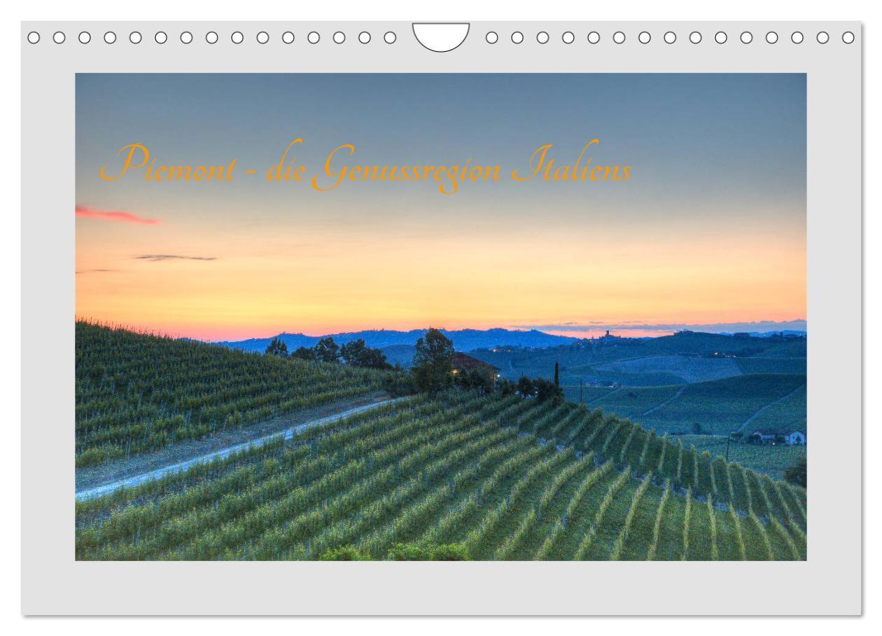 Cover: 9783435227068 | Piemont - die Genussregion Italiens (Wandkalender 2025 DIN A4...