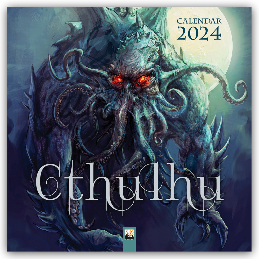 Cover: 9781804173695 | Cthulhu 2024 | Original Flame Tree Publishing-Kalender [Kalender]