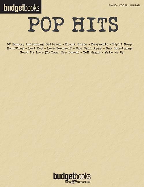 Cover: 9781540046260 | Pop Hits: Budget Books | Hal Leonard Corp | Taschenbuch | Englisch