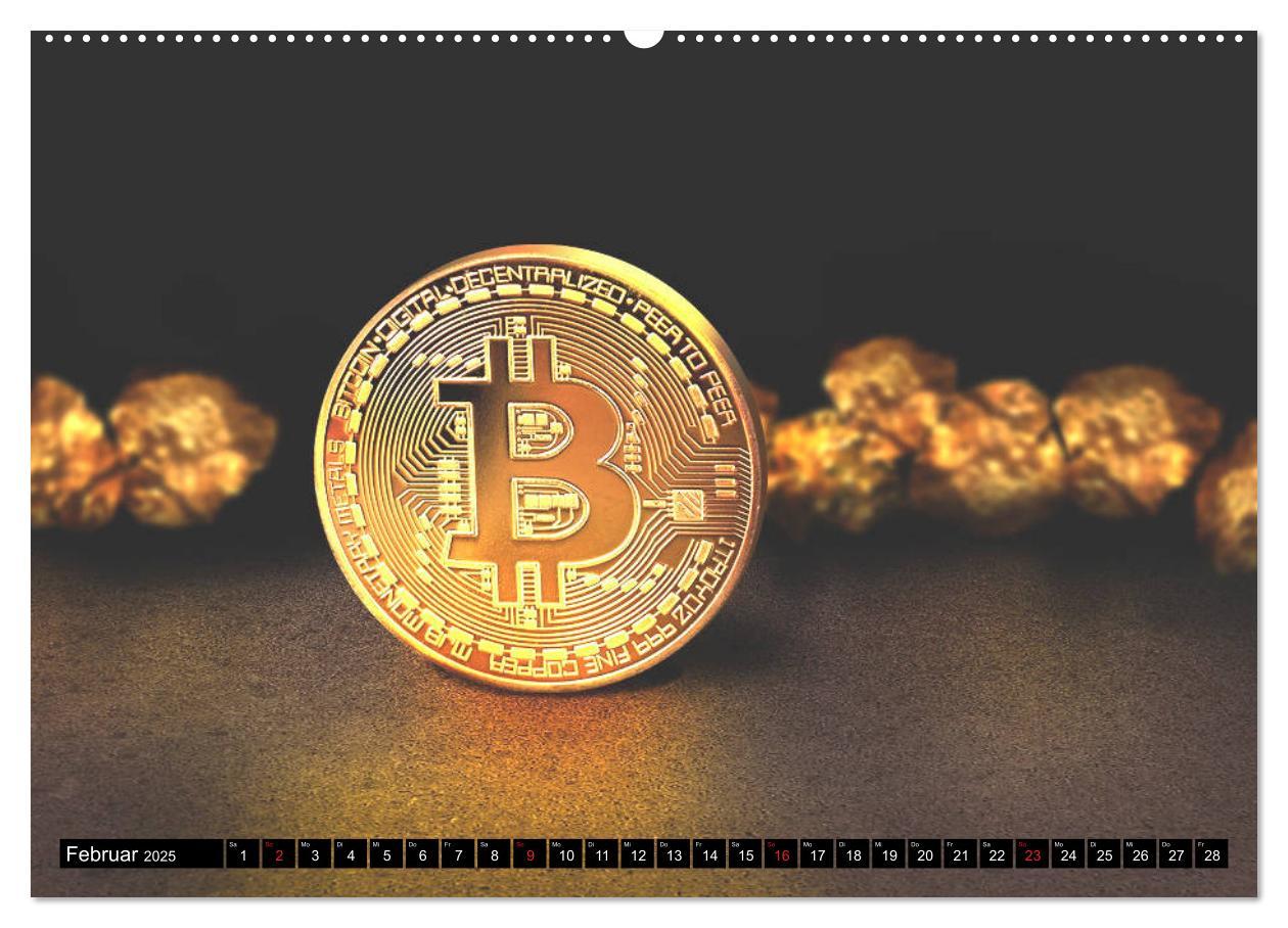 Bild: 9783435310197 | Bitcoins (hochwertiger Premium Wandkalender 2025 DIN A2 quer),...