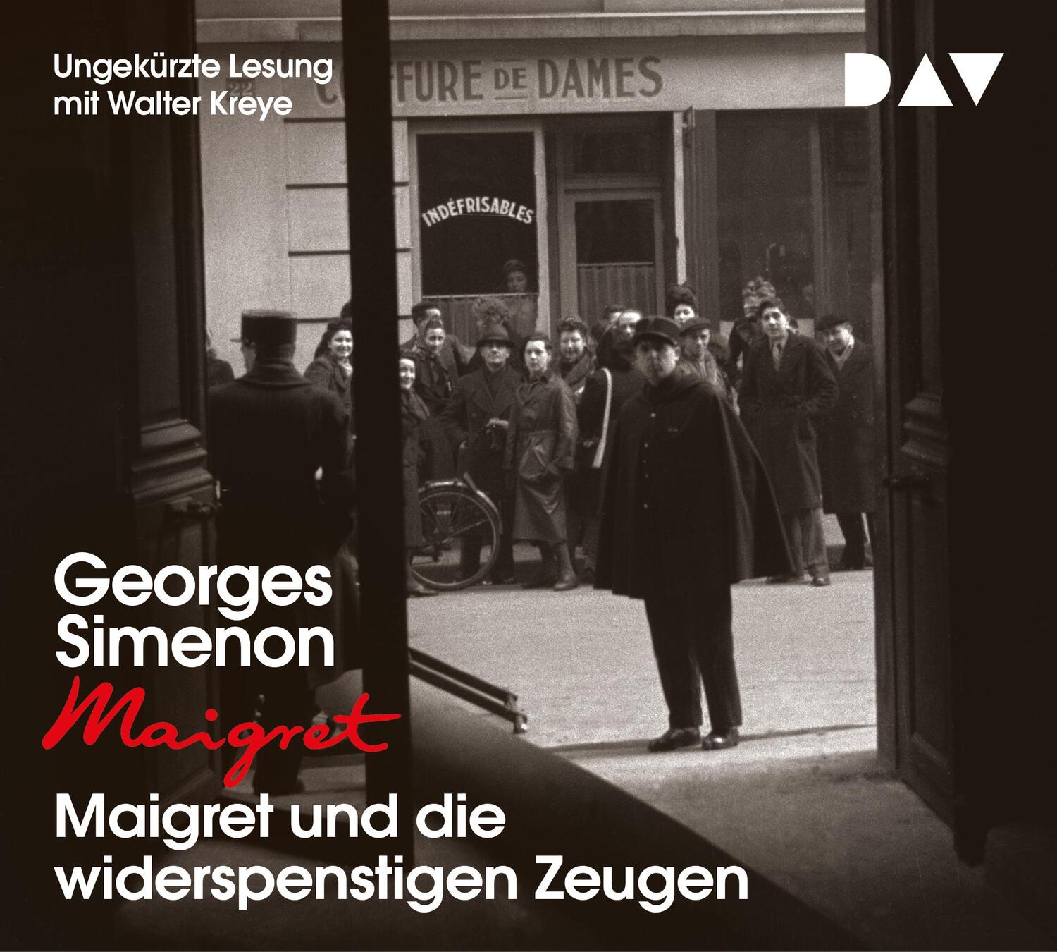 Cover: 9783742421043 | Maigret und die widerspenstigen Zeugen | Georges Simenon | Audio-CD