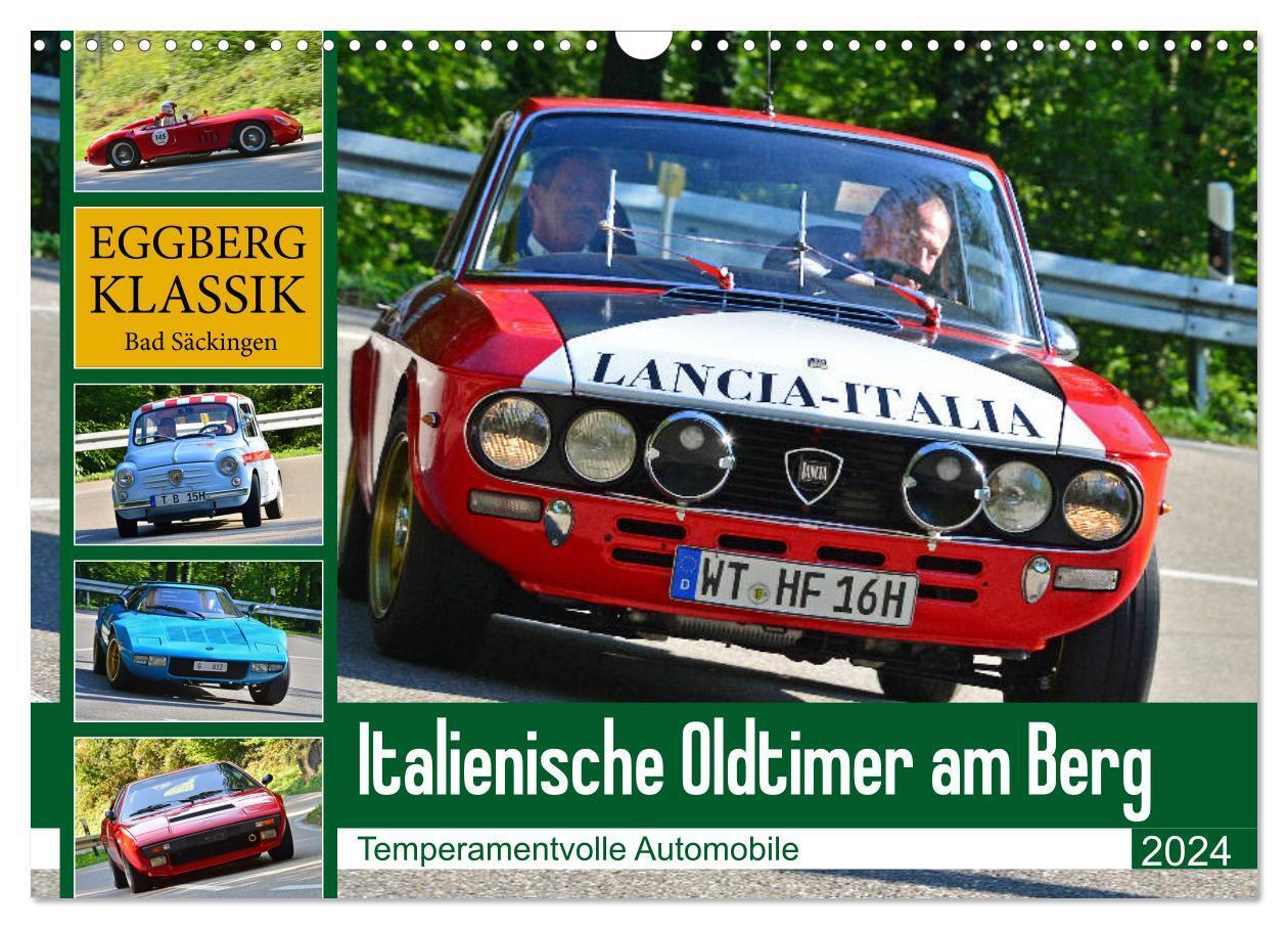 Cover: 9783383073458 | Italienische Oldtimer am Berg (Wandkalender 2024 DIN A3 quer),...