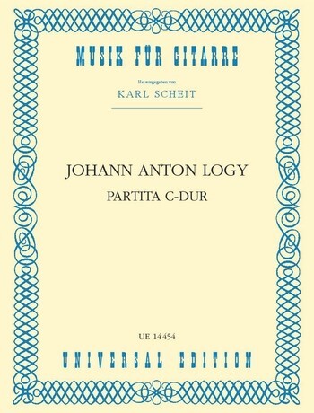 Cover: 9783702407322 | Partita C | Johann Anton Logy | Buch | Universal Edition
