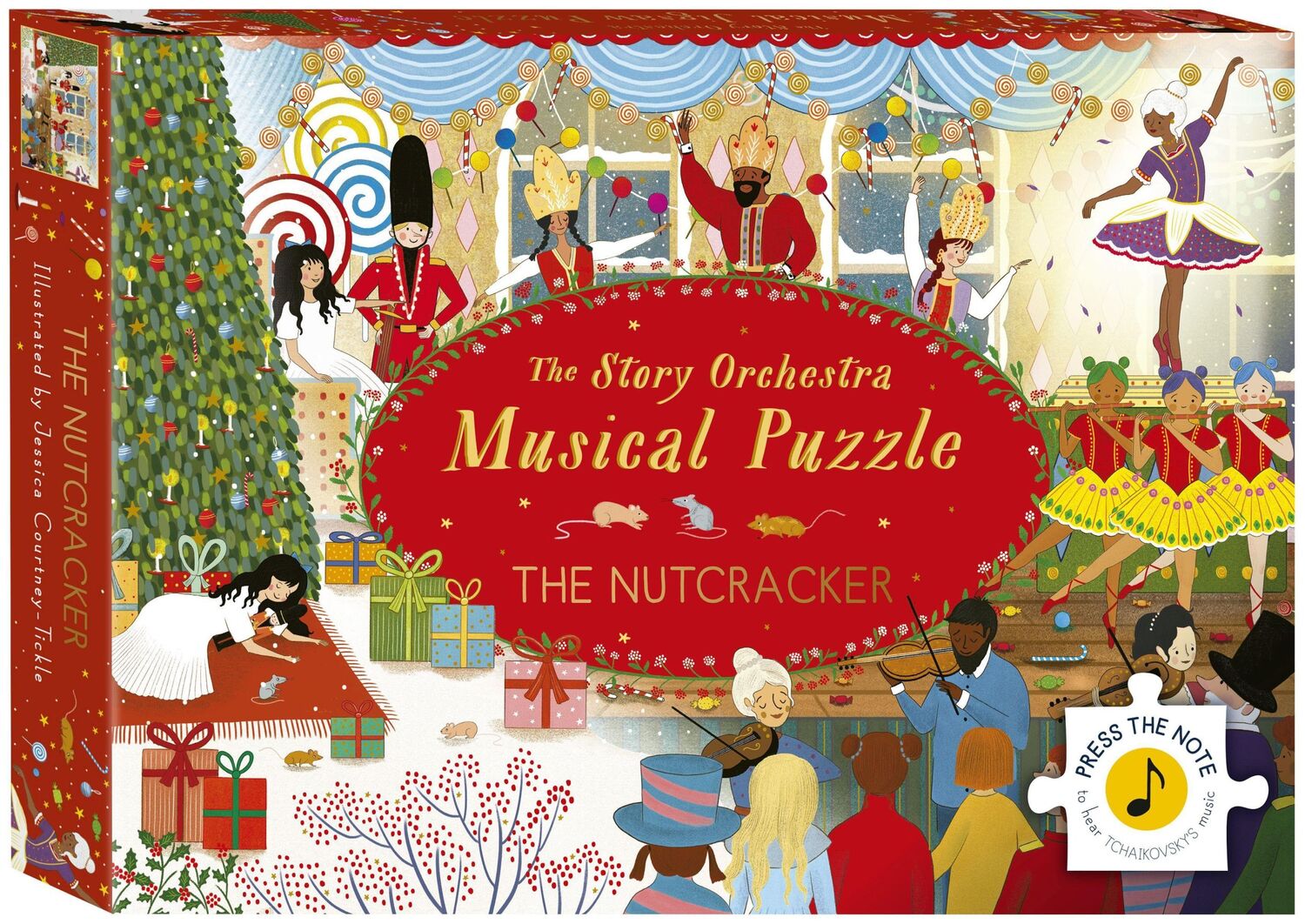 Cover: 9780711287082 | The Story Orchestra: The Nutcracker: Musical Puzzle | Courtney-Tickle