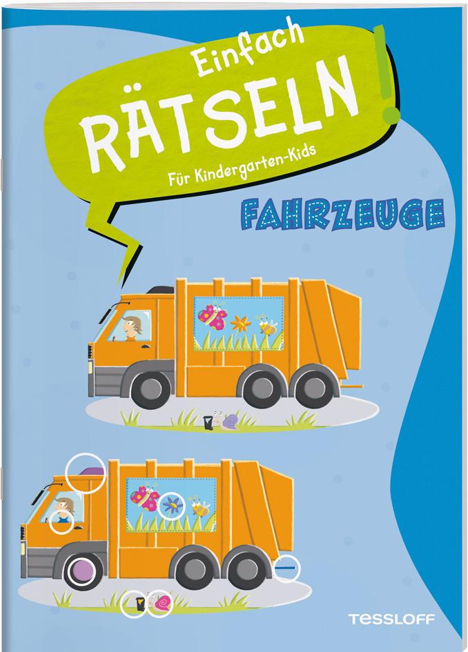 Cover: 9783788647346 | Einfach Rätseln! Für Kindergarten-Kids. Fahrzeuge | Ilka Röhling