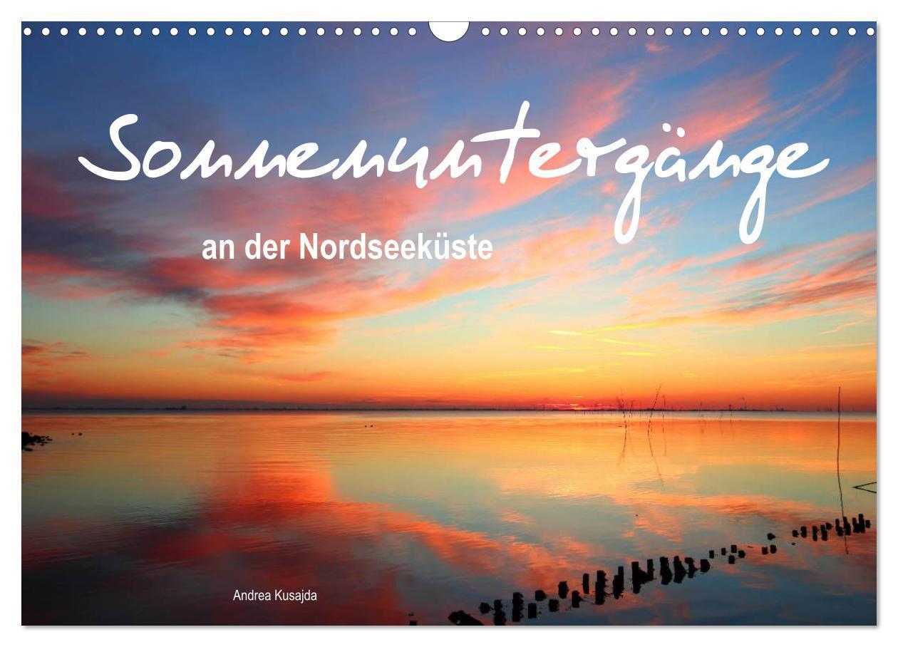 Cover: 9783675639058 | Sonnenuntergänge an der Nordseeküste (Wandkalender 2024 DIN A3...