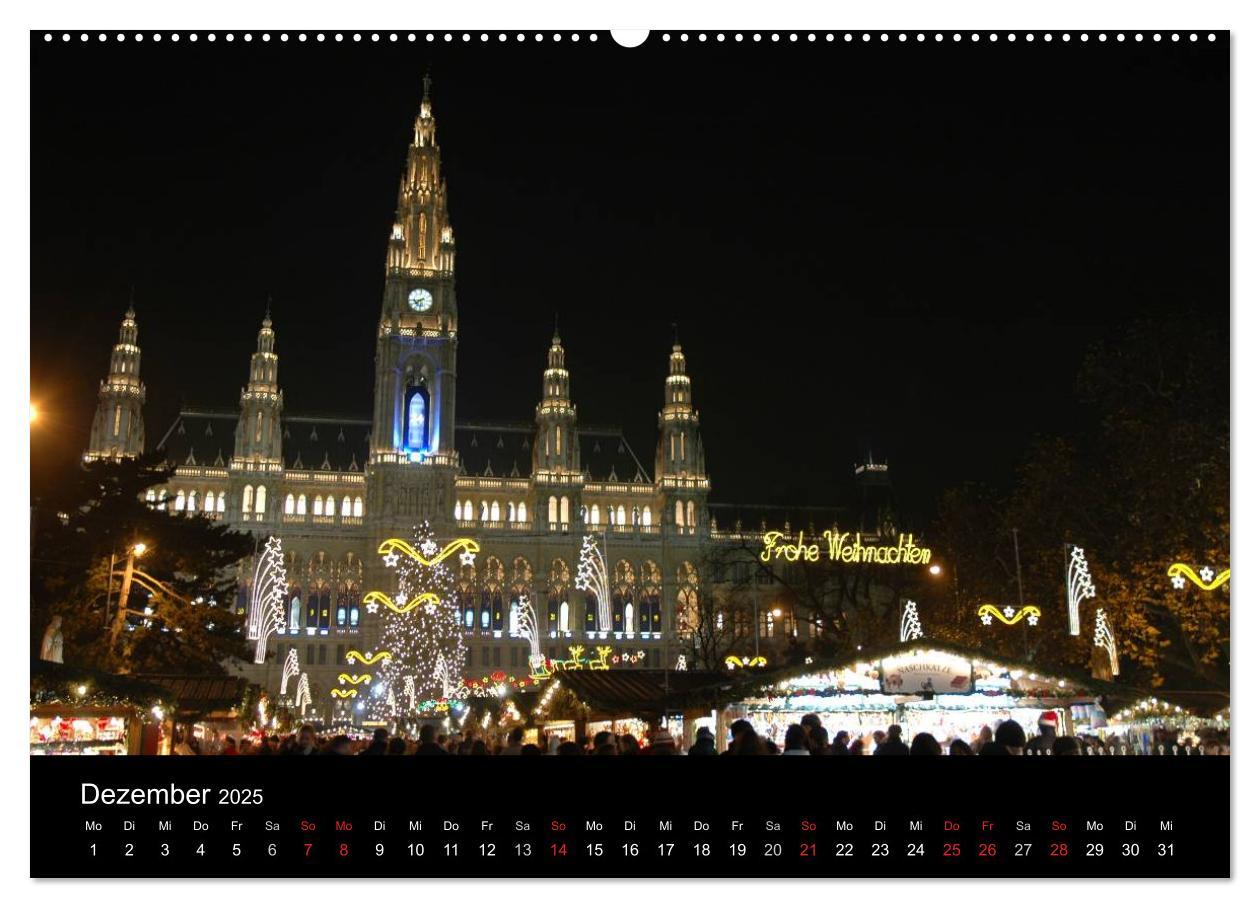 Bild: 9783435828876 | Wien (Wandkalender 2025 DIN A2 quer), CALVENDO Monatskalender | Strutz