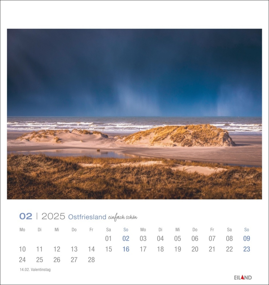 Bild: 9783964023315 | Ostfriesland Postkartenkalender 2025 - einfach schön | Kalender | 2025