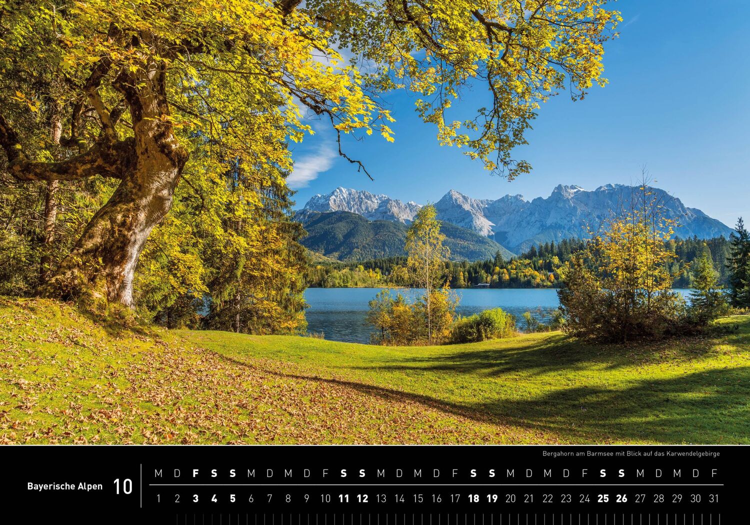 Bild: 9783968555423 | 360° Bayerische Alpen Premiumkalender 2025 | Christian Bäck | Kalender