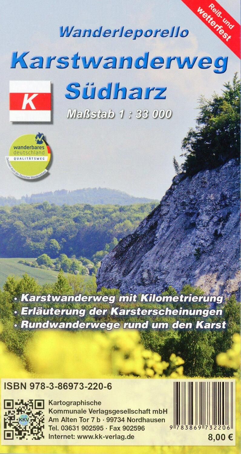Cover: 9783869732206 | Karstwanderweg Südharz 1:33 000 | Taschenbuch | Deutsch | 2021
