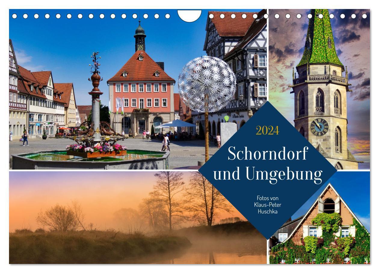 Cover: 9783675718180 | Schorndorf und Umgebung (Wandkalender 2024 DIN A4 quer), CALVENDO...