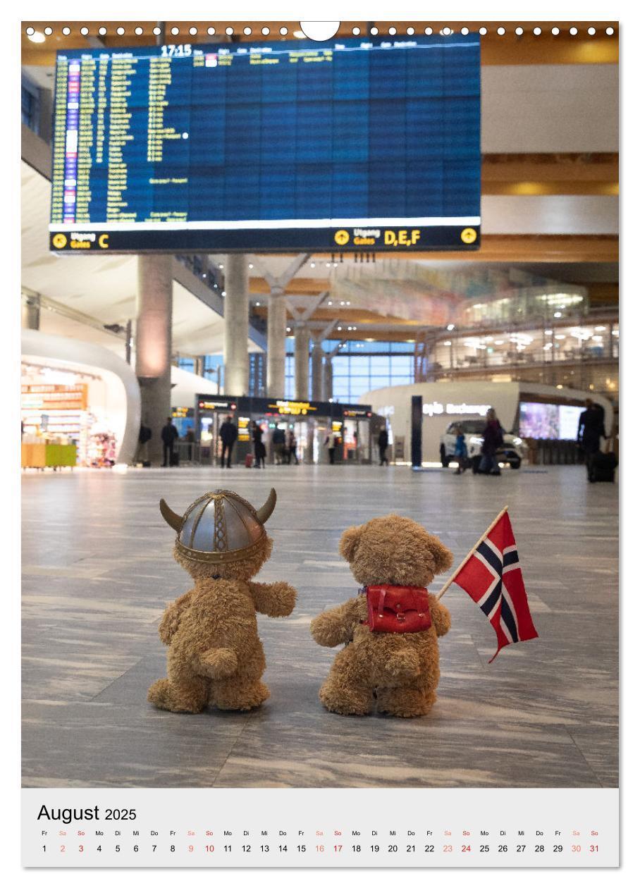 Bild: 9783435896707 | Travelling Teddy liebt es Bunt (Wandkalender 2025 DIN A3 hoch),...