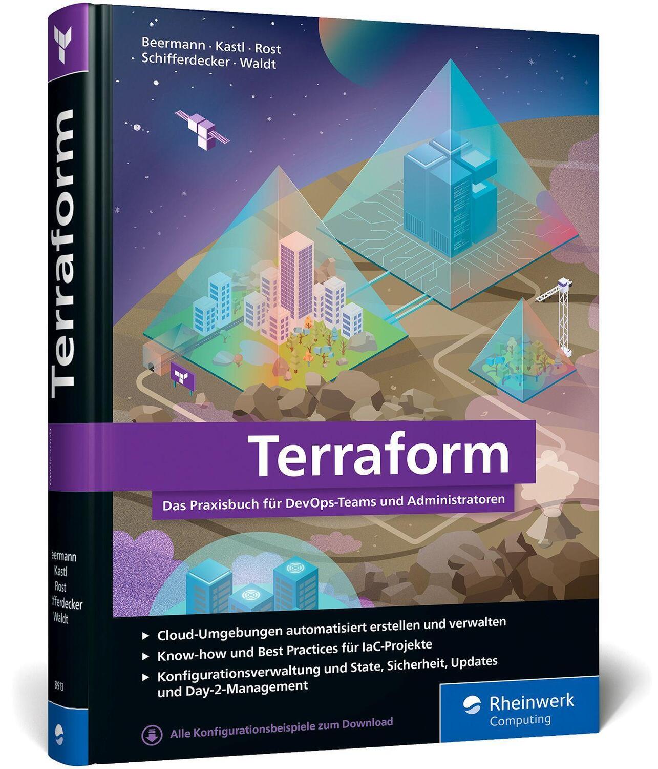 Cover: 9783836289139 | Terraform | Tim Beermann (u. a.) | Buch | Rheinwerk Computing | 2023
