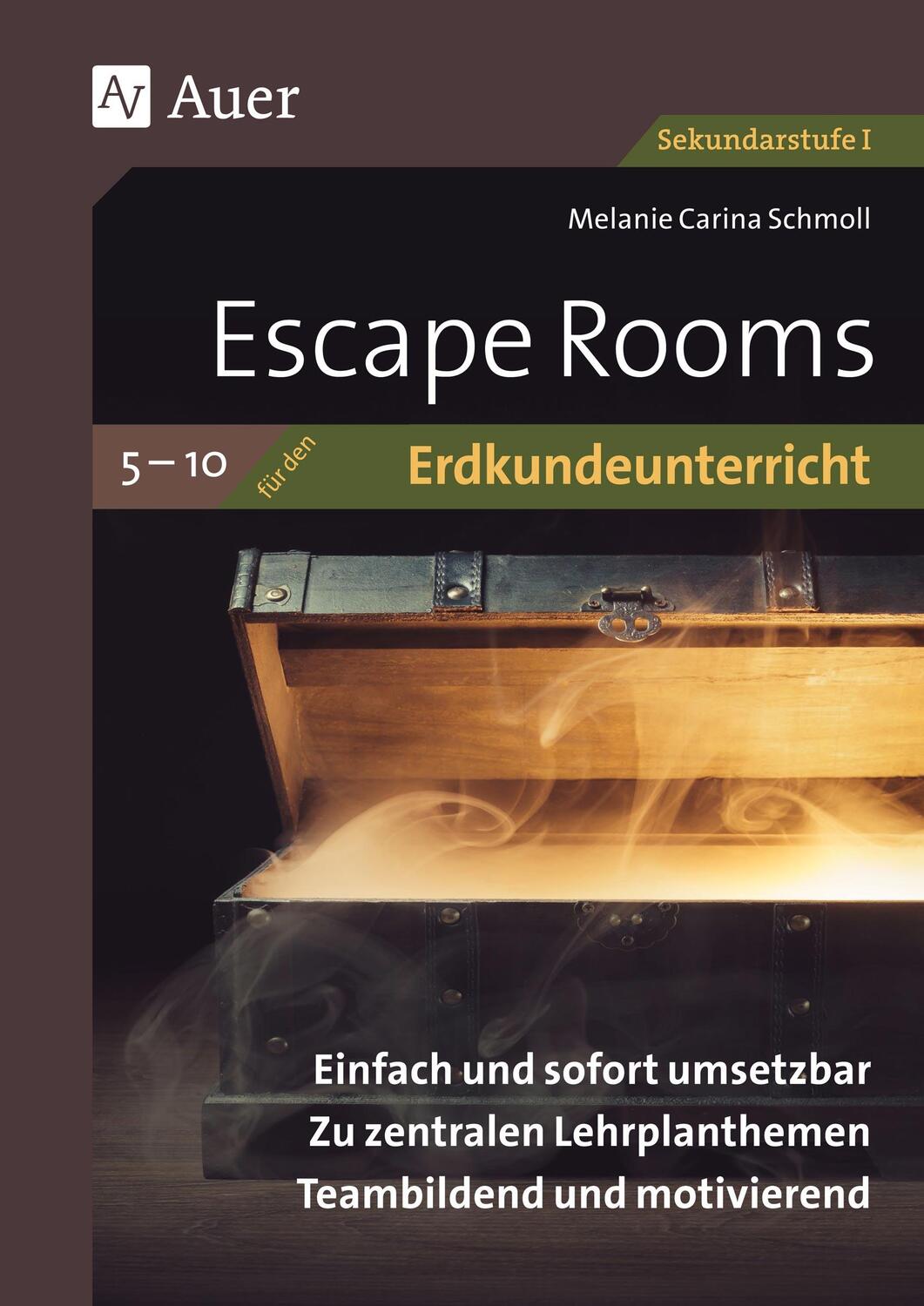 Cover: 9783403087359 | Escape Rooms für den Erdkundeunterricht 5-10 | Melanie Carina Schmoll